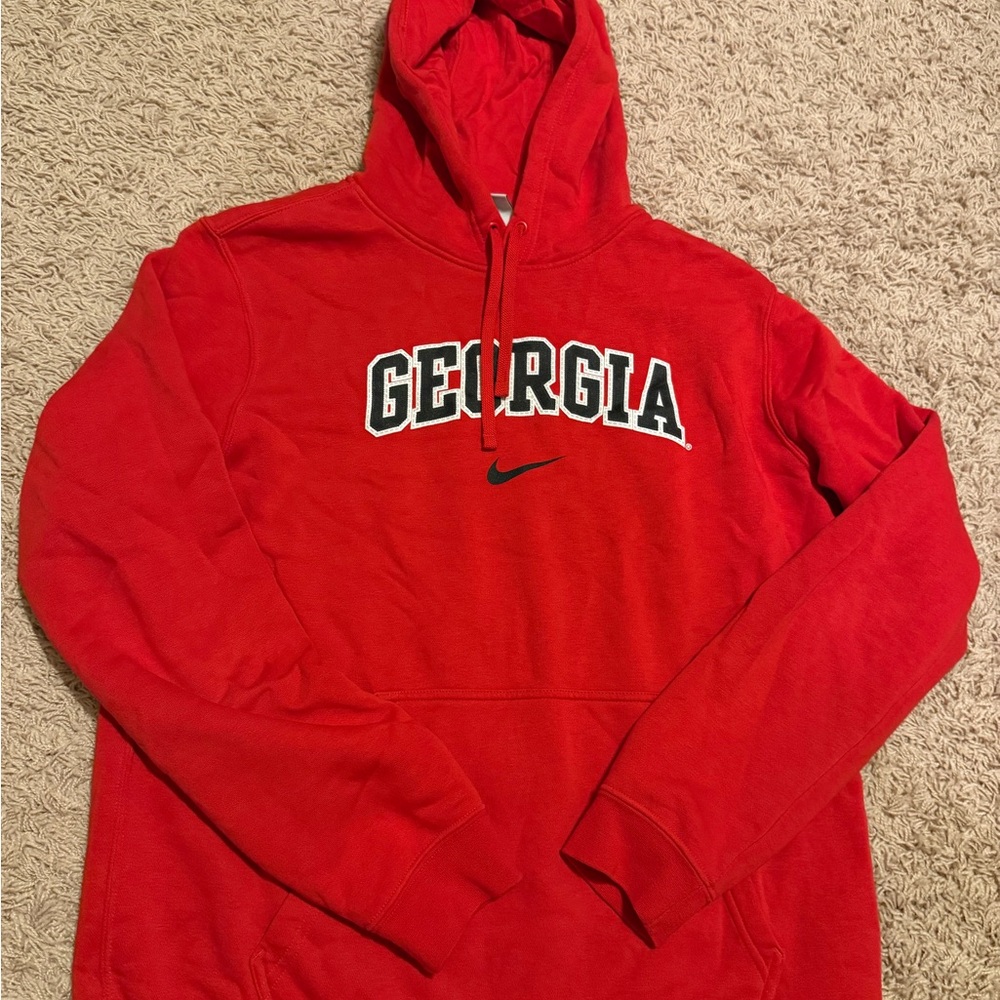 Nike Red Georgia Men's Hoodie